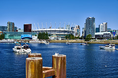 BC Place Stadium and Rogers Arena (right)