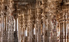 Die "singenden" Säulen im Vitthala Tempel