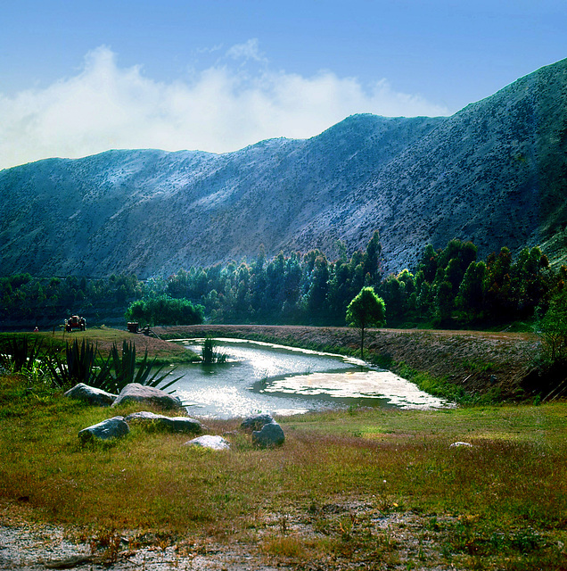 Sierra landscape- Perú