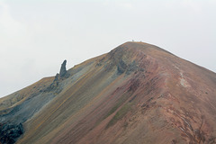 Iceland, Landmannalaugar, The Volcano of Brennisteinsalda (881 m)