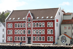 The red building