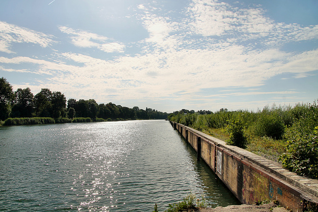 Wesel-Datteln-Kanal, ehemaliger Zechenhafen Fürst Leopold (Dorsten) / 19.07.2020