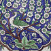 Detail of an Octagonal Tile Depicting a Peacock in a Prunus Tree in the Brooklyn Museum, May 2011