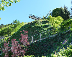 Über den Gärten von Schloss Trauttmansdorff