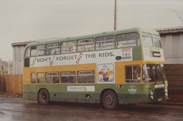 Stagecoach (ex Alder Valley) 980 (CJH 120V) at Aldershot - 2 Dec 1992 (183-17A)
