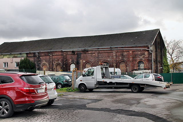 Erhaltenes Betriebsgebäude der ehem. Zeche Constantin der Große 2 (Bochum-Hofstede) / 11.11.2023