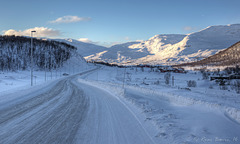 Rv16 across Filefjell mountains.