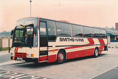 Smith-Ivins Coaches JIL 6902 (F214 RJX) in Norwich – 29 April 1995 (263-11A)