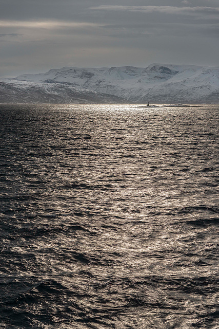 Soleil sur fjord