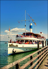 Raddampfer / Paddle steamer "Herrsching"