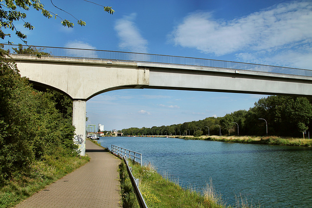 Die Hammer-Weg-Brücke über dem Wesel-Datteln-Kanal (Dorsten) / 19.07.2020