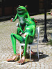 Didim- Frogs Relaxing Outside a Cafe