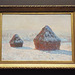 Wheatstacks, Snow Effect, Morning by Monet in the Getty Center, June 2016