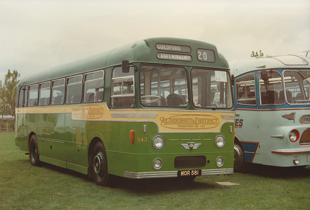 ipernity: Preserved former Aldershot & District 543 (MOR 581) at ...