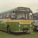 Preserved former  Aldershot & District 543 (MOR 581) at Showbus, Duxford - 26 Sep 1989 (206-8)