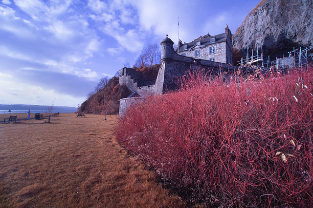 Dumbarton Castle - IRChrome