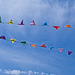 Bunting and Blue Sky