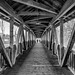 Rosenheim Turnersteg - Covered wooden bridge  ++ Überdachte Holzbrücke