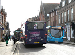 Buses in Victoria Street, St. Albans - 8 Sep 2023 (P1160307)