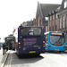 Buses in Victoria Street, St. Albans - 8 Sep 2023 (P1160307)