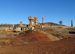 Minas de Sao Domingos, Portugal.