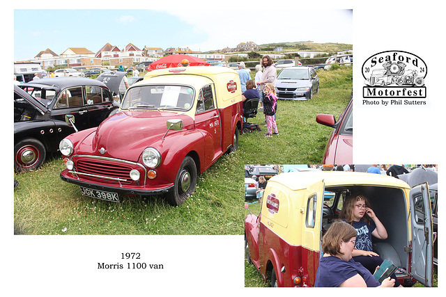 Morris 1100 British Railways van 1972 Seaford Motorfest 23 6 2024