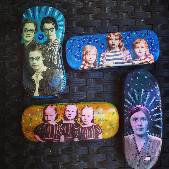 Arty glasses cases by me