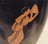 Detail of a Red-Figure Skyphos with a Woman Drinking in the Getty Villa, June 2016