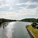 Wesel-Datteln-Kanal, Blick von der Schleuse Dorsten / 19.07.2020