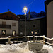 blue hour fountain