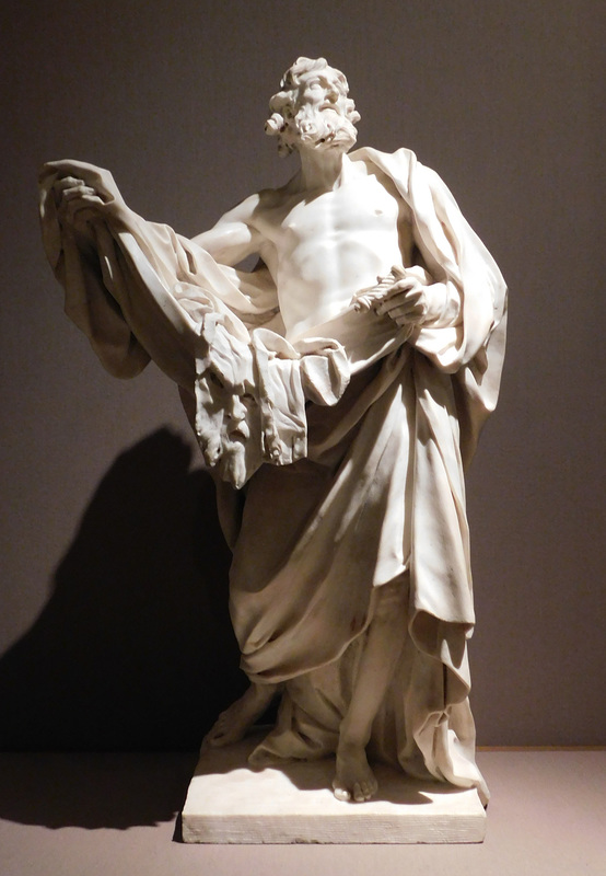 St. Bartholomew after Legros in the Metropolitan Museum of Art, March 2022