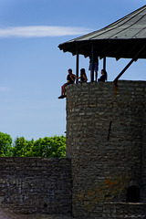 ... ein kleiner Schubs und man ist ihn los ... Hermann-Festung, Burg Narva (© Buelipix)