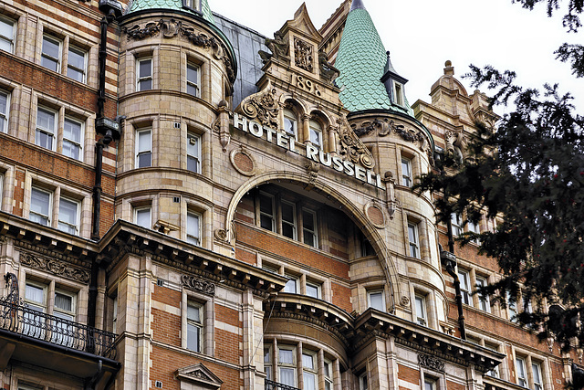 Towering – Hotel Russell, Russell Square, Bloomsbury, London, England