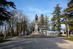 Italy, Urbino, Monument to Raphael on Piazzale Roma