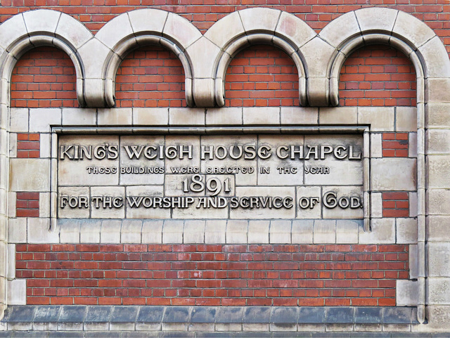 king's weigh house chapel, duke st., mayfair, london