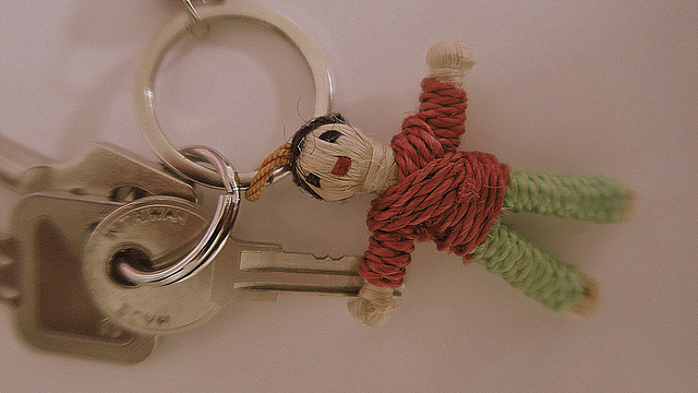 Schlüssel mit Püppchen