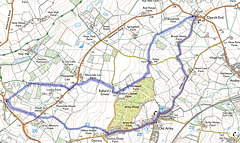 A 6.5m circular walk from Old Arley in June 2008