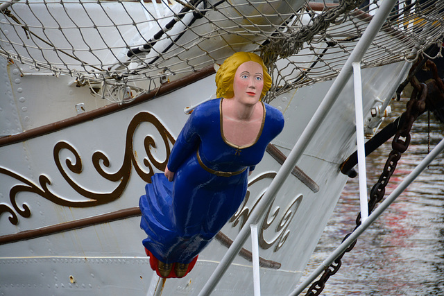 Sail 2015 – Figurehead of the Christian Radich