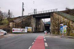 Köln-Mindener Eisenbahnbrücken über der Juliastraße (Herne-Baukau) / 8.04.2023