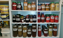 our preserve shelves