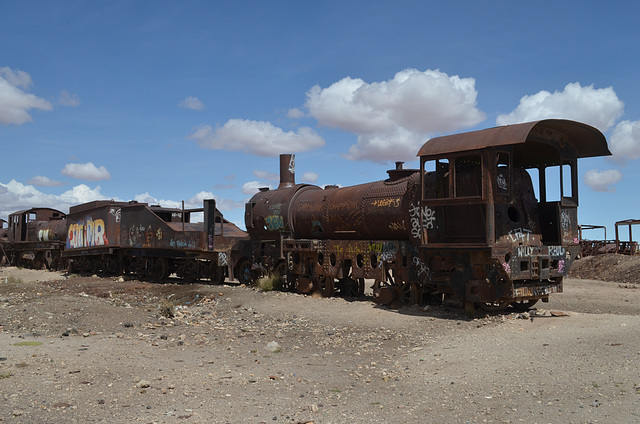 Bolivia, Uyuni, The Cemetery of Trains