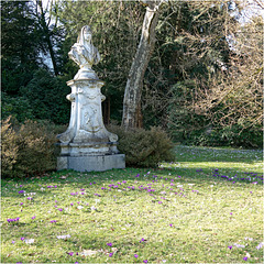 Krokussblüte am Kaiserin Augusta Denkmal / Baden-Baden 2025 05 Krokussblüte am Kaiserin Augusta Denkmal / Baden-Baden 2025 05