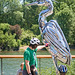 The Great Chrome Heron