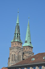 Nürnberg, St. Sebaldus Cathedral Towers