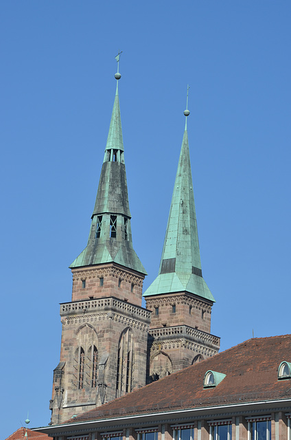 Nürnberg, St. Sebaldus Cathedral Towers