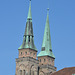 Nürnberg, St. Sebaldus Cathedral Towers