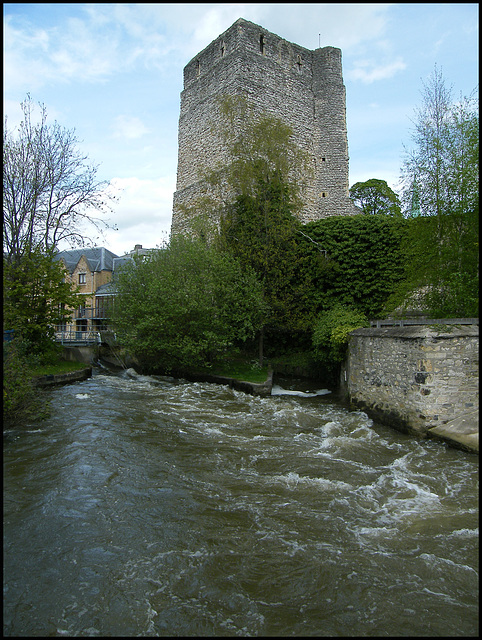 spring torrent at Oxford Castle