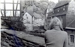 With my wife in Monschau 1974