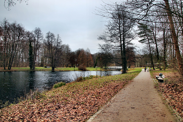 Weg am Teich (Kurpark Hamm) / 16.12.2023