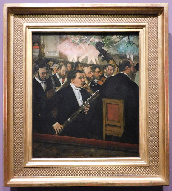 Orchestra of the Opera by Degas in the Metropolitan Museum of Art, December 2023